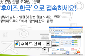 첫 완전 한글 도메인 '.한국'